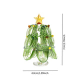 Maxbell Christmas Tree Figurine Sculpture Christmas Decoration for Home Office Party Style D