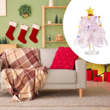 Maxbell Christmas Tree Figurine Sculpture Christmas Decoration for Home Office Party Style E