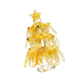 Maxbell Christmas Tree Figurine Sculpture Christmas Decoration for Home Office Party Style F