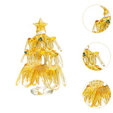 Maxbell Christmas Tree Figurine Sculpture Christmas Decoration for Home Office Party Style F