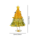 Maxbell Christmas Tree Figurine Sculpture Christmas Decoration for Home Office Party Style G