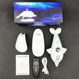 Maxbell Star Projector Dolphin Shape Decorative for Couple Bedroom Gaming Room Decor