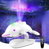Maxbell Star Projector Dolphin Shape Decorative for Couple Bedroom Gaming Room Decor