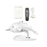 Maxbell Star Projector Dolphin Shape Decorative for Couple Bedroom Gaming Room Decor