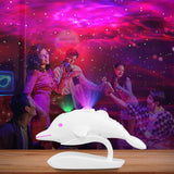 Maxbell Star Projector Dolphin Shape Decorative for Couple Bedroom Gaming Room Decor