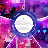 Maxbell Star Projector Dolphin Shape Decorative for Couple Bedroom Gaming Room Decor