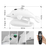 Maxbell Star Projector Dolphin Shape Decorative for Couple Bedroom Gaming Room Decor