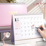 Maxbell 2025 Year Desk Stand up Calendar Daily Monthly Planner for Bedroom Versatile