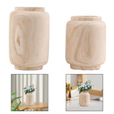 Maxbell Handmade Wooden Flower Vase Planter Decor Display Ornaments Plant Pot Holder Large