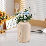 Maxbell Handmade Wooden Flower Vase Planter Decor Display Ornaments Plant Pot Holder Large