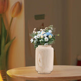Maxbell Handmade Wooden Flower Vase Planter Decor Display Ornaments Plant Pot Holder Large