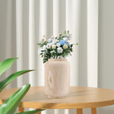 Maxbell Handmade Wooden Flower Vase Planter Decor Display Ornaments Plant Pot Holder Large