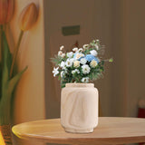Maxbell Handmade Wooden Flower Vase Planter Decor Display Ornaments Plant Pot Holder Small