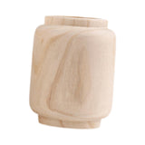 Maxbell Handmade Wooden Flower Vase Planter Decor Display Ornaments Plant Pot Holder Small