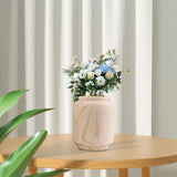 Maxbell Handmade Wooden Flower Vase Planter Decor Display Ornaments Plant Pot Holder Small