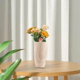 Maxbell Wooden Vase Jar Flower Arrangement Container Rustic Handmade for Dining Room Size S