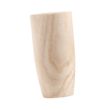 Maxbell Wooden Vase Jar Flower Arrangement Container Rustic Handmade for Dining Room Size S