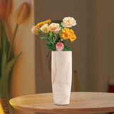 Maxbell Wooden Vase Jar Flower Arrangement Container Rustic Handmade for Dining Room Size L