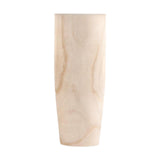 Maxbell Wooden Vase Jar Flower Arrangement Container Rustic Handmade for Dining Room Size L