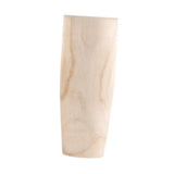 Maxbell Wooden Vase Jar Flower Arrangement Container Rustic Handmade for Dining Room Size L