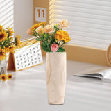Maxbell Wooden Vase Jar Flower Arrangement Container Rustic Handmade for Dining Room Size L