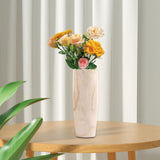 Maxbell Wooden Vase Jar Flower Arrangement Container Rustic Handmade for Dining Room Size L