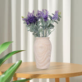 Maxbell Wood Vase Desktop Ornament Multifunctional for Fireplace Dresser Lightweight Size S