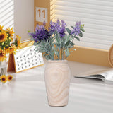 Maxbell Wood Vase Desktop Ornament Multifunctional for Fireplace Dresser Lightweight Size S