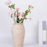 Maxbell Wood Vase Desktop Ornament Multifunctional for Fireplace Dresser Lightweight Size L