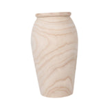 Maxbell Wood Vase Desktop Ornament Multifunctional for Fireplace Dresser Lightweight Size L