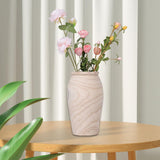 Maxbell Wood Vase Desktop Ornament Multifunctional for Fireplace Dresser Lightweight Size L
