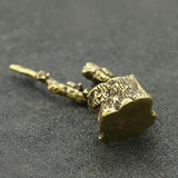 Maxbell Incense Stick Holder Copper Crafts Tiny Copper Incense Holder for Hotel Yoga