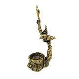 Maxbell Incense Stick Holder Copper Crafts Tiny Copper Incense Holder for Hotel Yoga