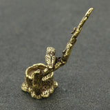 Maxbell Incense Stick Holder Copper Crafts Tiny Copper Incense Holder for Hotel Yoga
