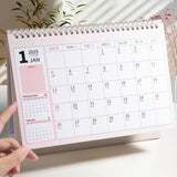 Maxbell 2025 Desktop Stand up Calendar Daily Monthly Planner for Bedroom Lightweight