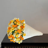 Maxbell Bouquet Blanket 60cm Crocheted Blanket for Valentine's Day Anniversary Gifts