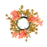 Maxbell Candle Ring Wreath Rustic Thanksgiving Wreath for Farmhouse Window Fireplace