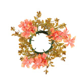 Maxbell Candle Ring Wreath Rustic Thanksgiving Wreath for Farmhouse Window Fireplace