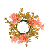 Maxbell Candle Ring Wreath Rustic Thanksgiving Wreath for Farmhouse Window Fireplace