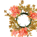 Maxbell Candle Ring Wreath Rustic Thanksgiving Wreath for Farmhouse Window Fireplace