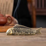 Maxbell Carp Incense Burner Censer Simulation Carp Ornament for Hotel Home Yoga Room
