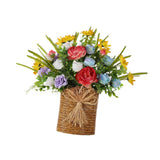 Maxbell Door Hanger Basket Wreath Welcome Sign Hanging Ornament for Home Office Wall