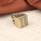 Maxbell Pixiu Statue Seal Stamp Vintage Animal Sculpture for Desk Bookshelf New Year