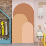 Maxbell Arch Wall Decal Modern Wall Art Decor Bedroom Kids Room Nursery Wall Sticker Pink