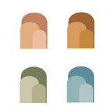 Maxbell Arch Wall Decal Modern Wall Art Decor Bedroom Kids Room Nursery Wall Sticker Pink