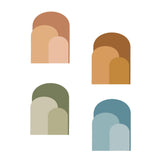 Maxbell Arch Wall Decal Modern Wall Art Decor Bedroom Kids Room Nursery Wall Sticker Pink