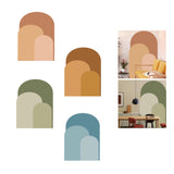 Maxbell Arch Wall Decal Modern Wall Art Decor Bedroom Kids Room Nursery Wall Sticker Pink