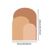 Maxbell Arch Wall Decal Modern Wall Art Decor Bedroom Kids Room Nursery Wall Sticker Pink