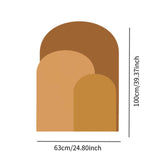 Maxbell Arch Wall Decal Modern Wall Art Decor Bedroom Kids Room Nursery Wall Sticker Orange