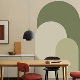 Maxbell Arch Wall Decal Modern Wall Art Decor Bedroom Kids Room Nursery Wall Sticker Green